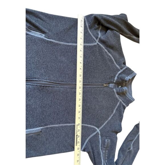 Kuhl Alfpaca Fleece Full Zip Up Jacket Sweater size L Gray - Picture 4 of 10
